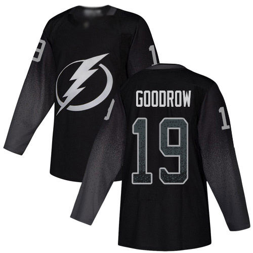 Adidas Tampa Bay Lightning #19 Barclay Goodrow Black Alternate Authentic Youth Stitched NHL Jersey